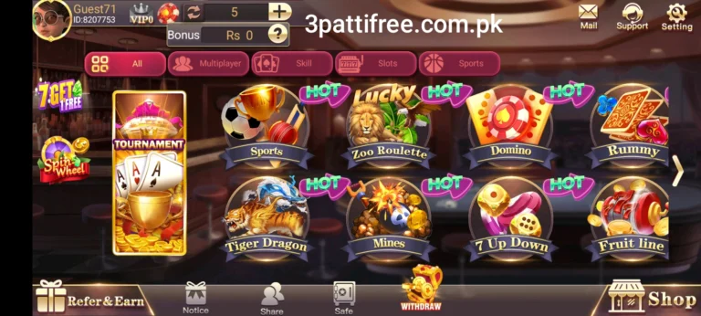 3 Patti Free Available Games